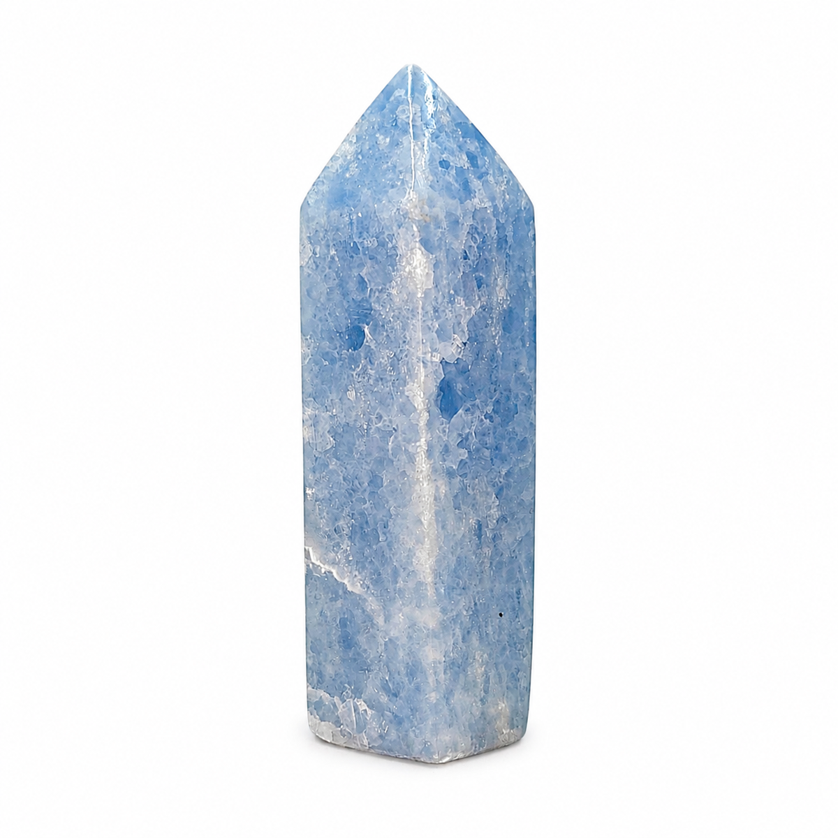Blauer Calcit-Turm