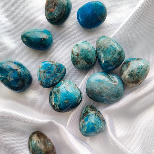 Blue apatite
