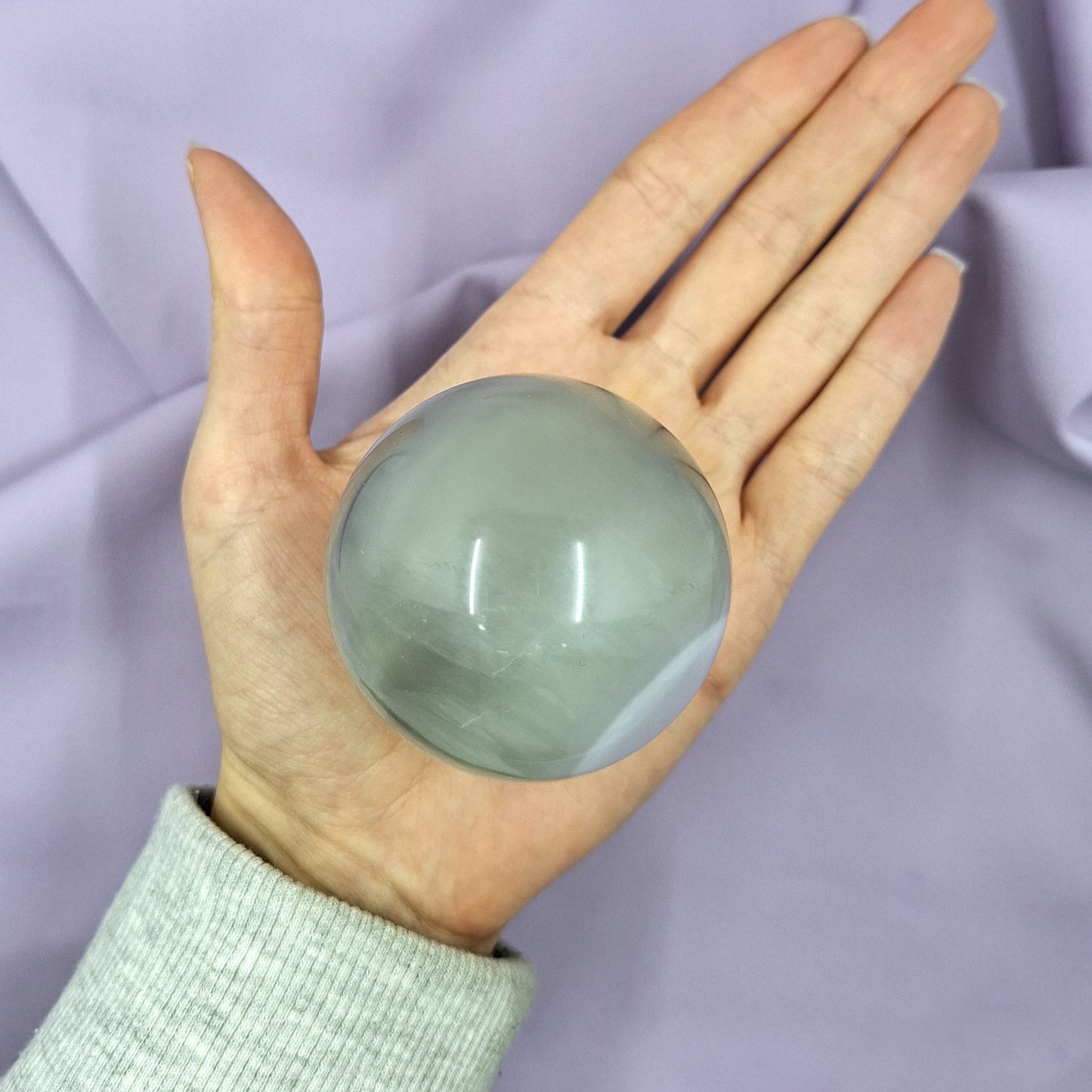 Lavender Fluorite Sphere