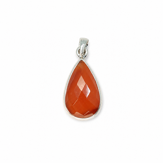 Carnelian Pendant - Teardrop