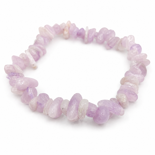 Kunzite Chip Bracelet