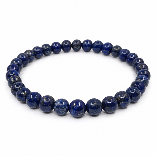 Lapis Lazuli Beaded Bracelet 6 mm
