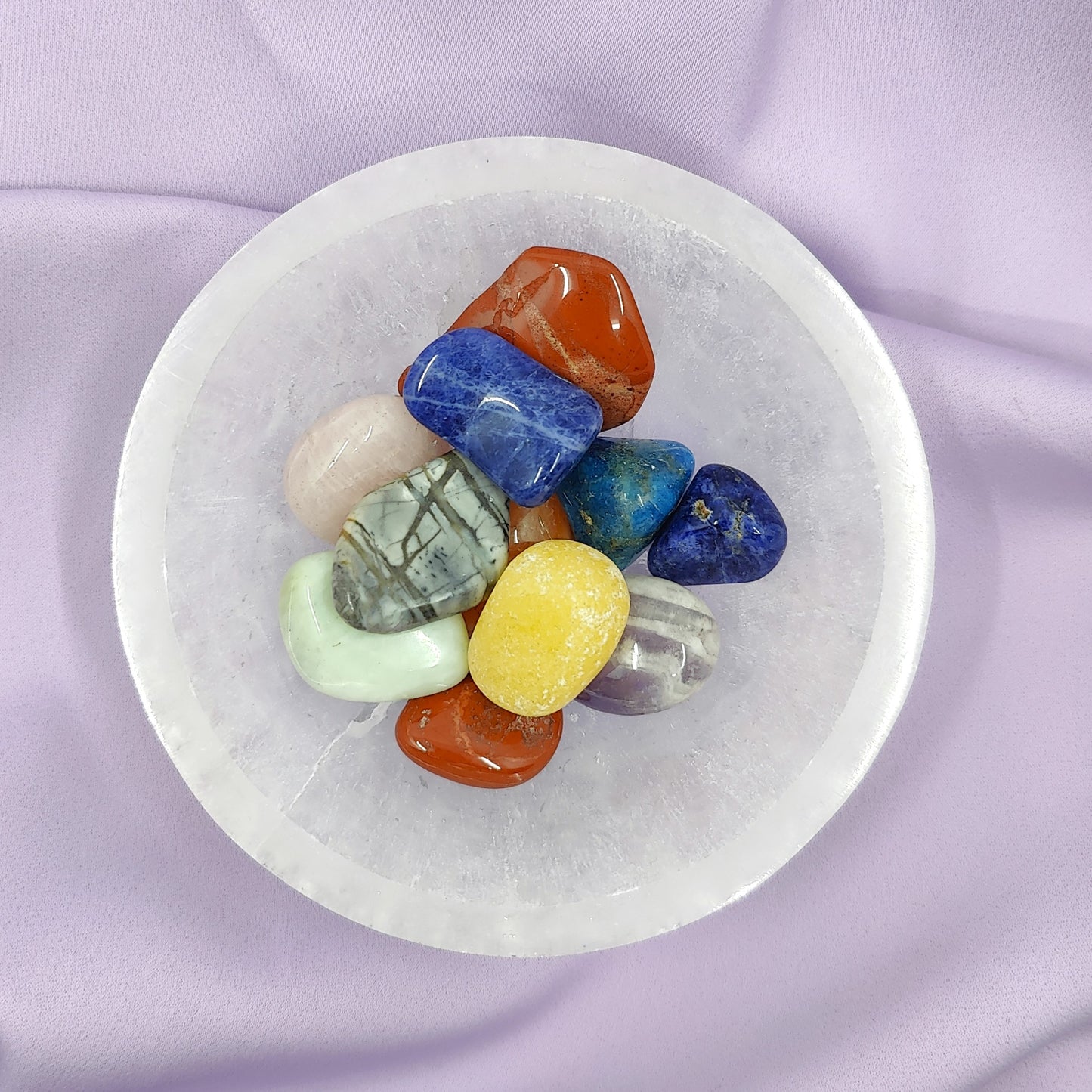 Round Selenite Bowl 10 cm