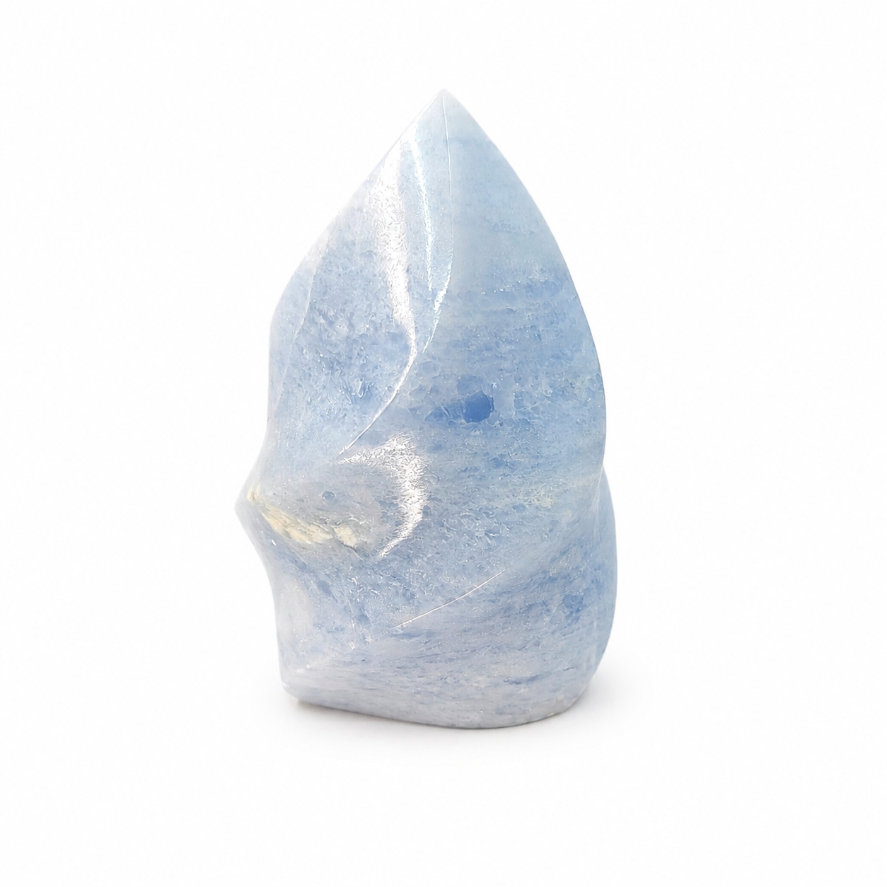 Blauer Calcit Flamme
