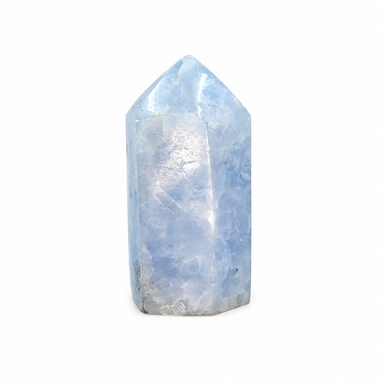 Blauer Calcit-Turm