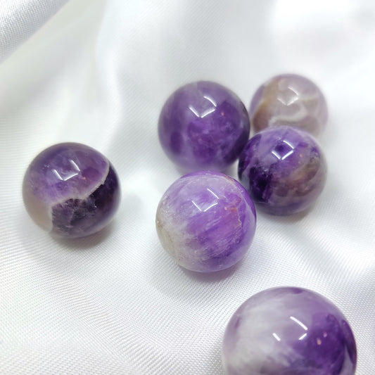 Chevron Amethyst Sphere