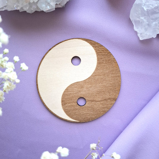 Yin-Yang Crystal Sphere Stand