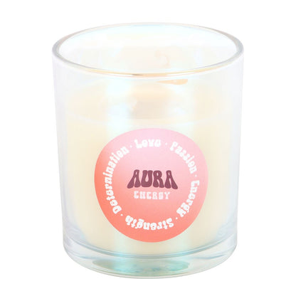 Aura Energy Juicy Raspberry -kynttilä