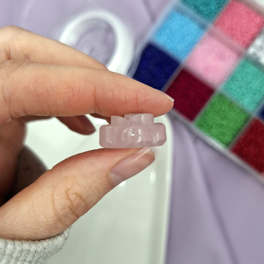 Rose-Shaped Bead | Rose Quartz