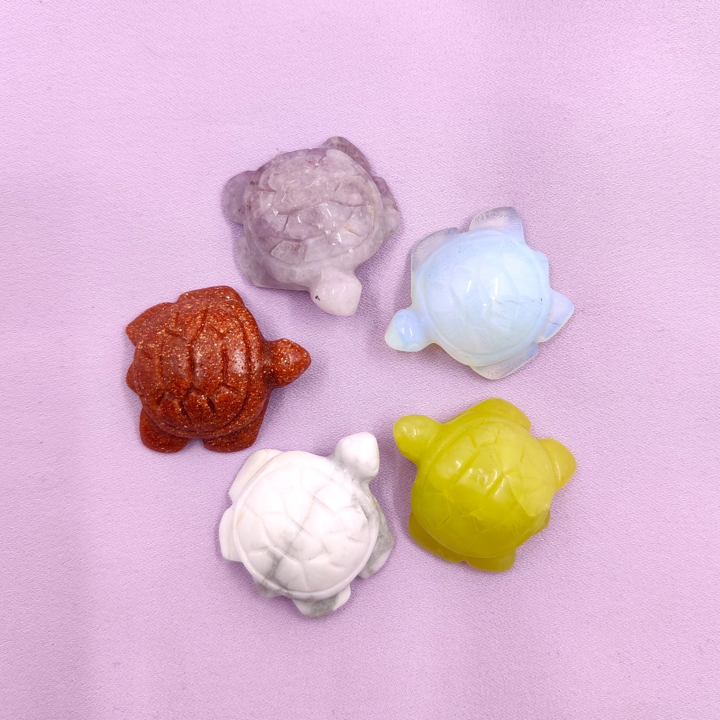 Mystery Crystal Turtle Carving