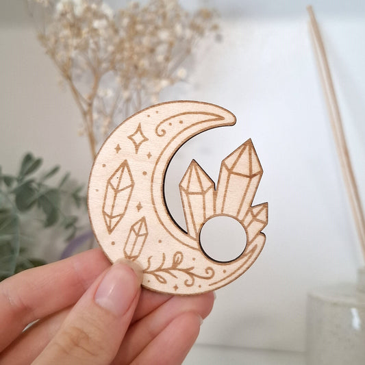 Crystal Moon Stone Sphere Stand
