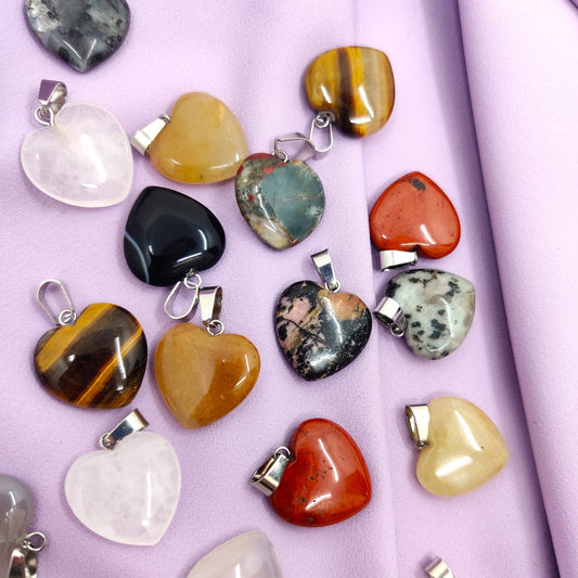Mystery Crystal Heart Pendant