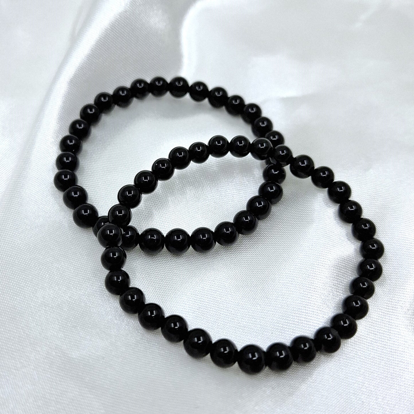 Regenbogenobsidian-Perlenarmband, 6 mm