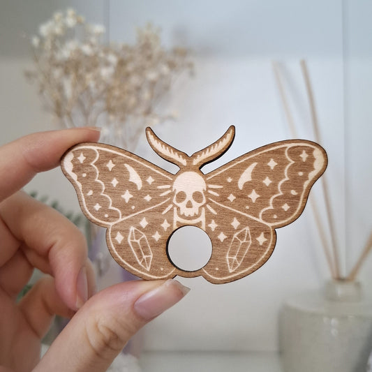 Death's-head hawkmoth stone ball base