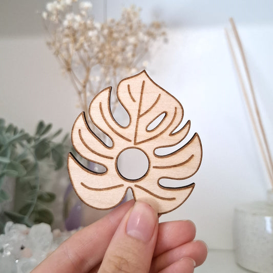 Monstera stone ball base