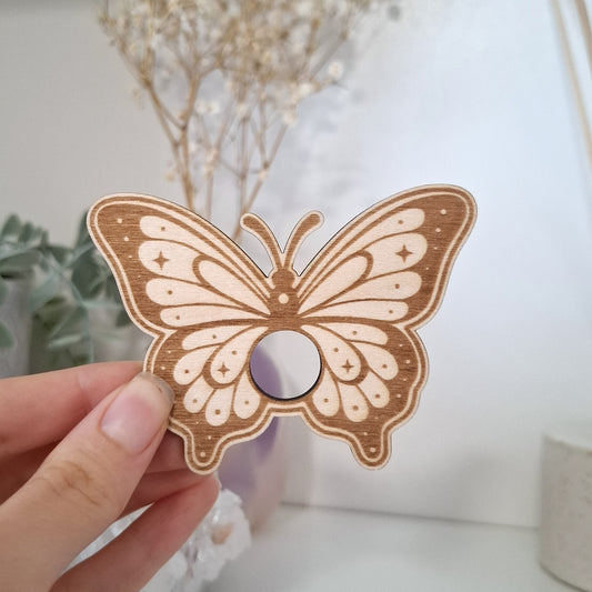 Butterfly Stone Ball Stand