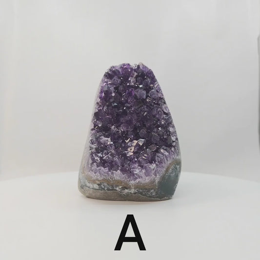 Amethyst Cluster - Flat Base L