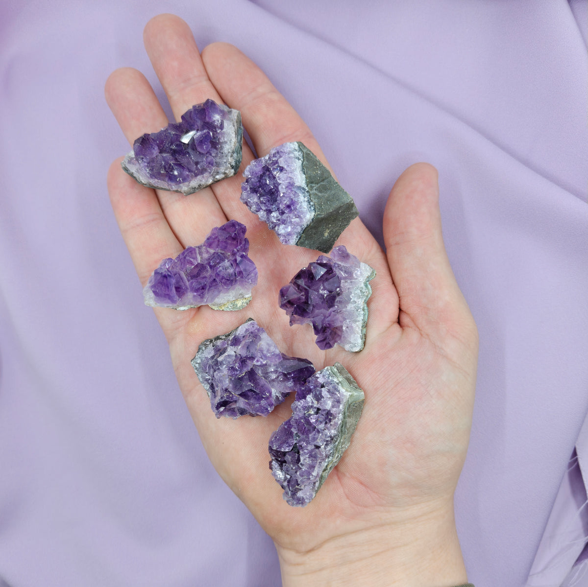 Amethyst-Kristallgruppe