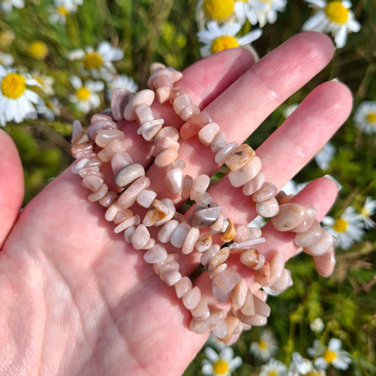 Moonstone Chip Bracelet