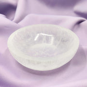 Runde Selenit-Schale, 10 cm