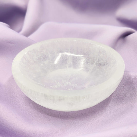 Selenite Bowl - Round 10cm