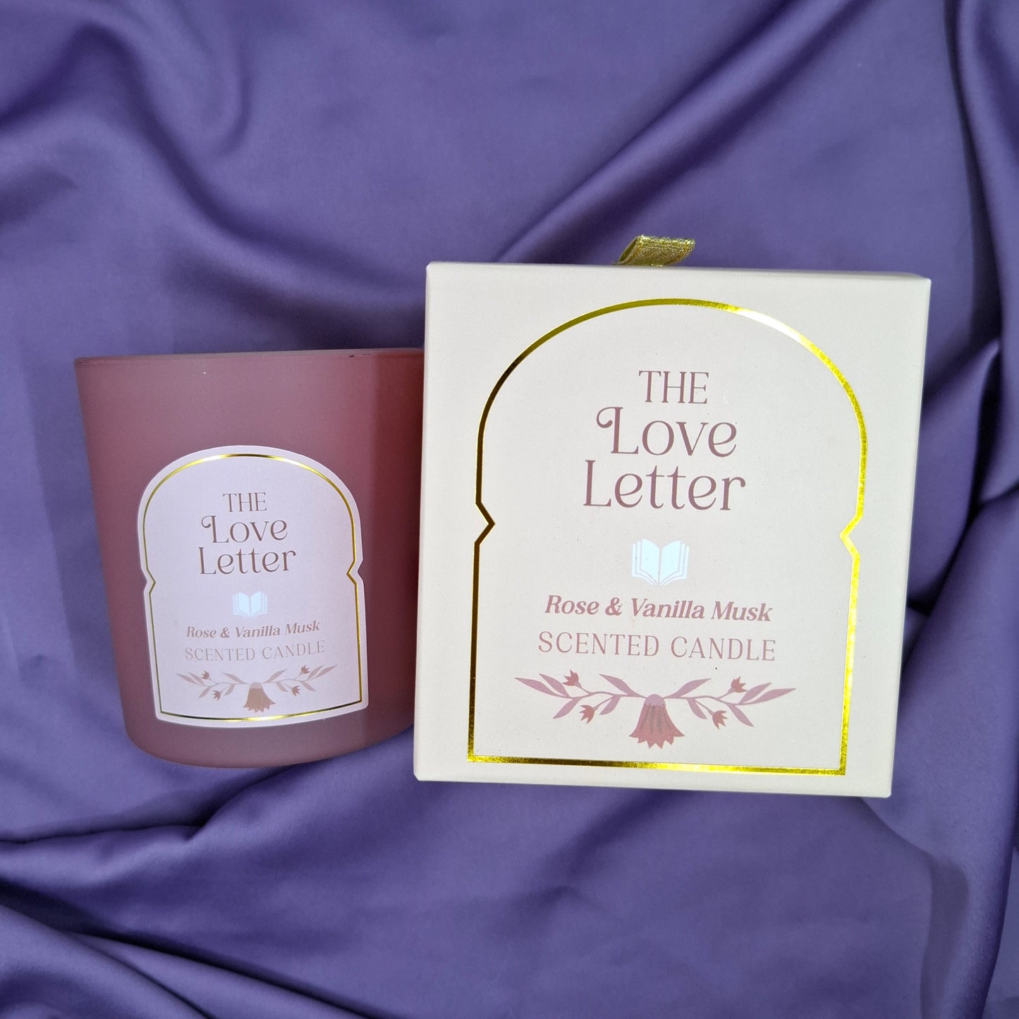 Rose & Musk-Vanilla Candle
