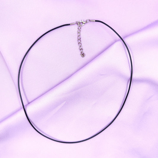 Wax cord necklace