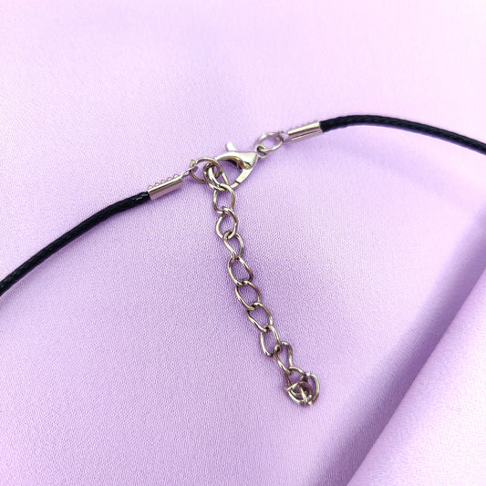 Wax cord necklace