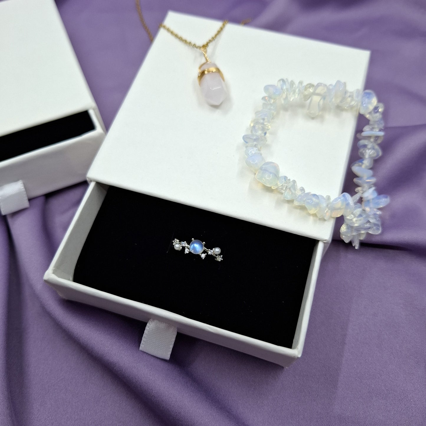 White gift box for jewelry