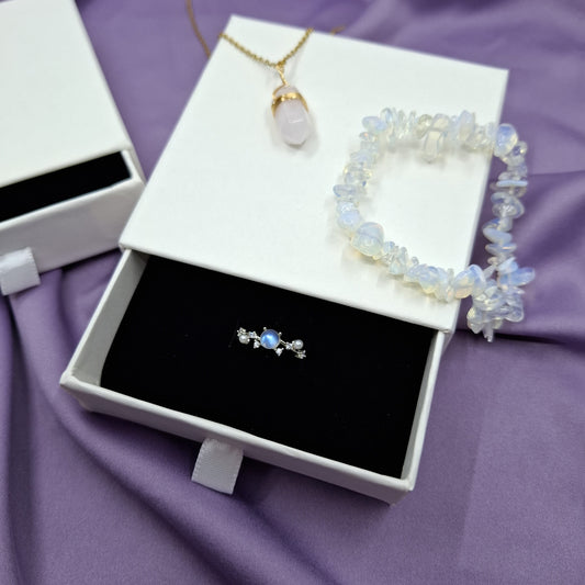 White gift box for jewelry