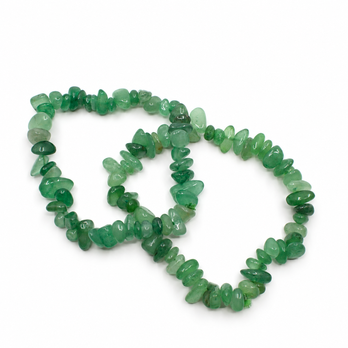 Grüner Aventurin-Splitterarmband