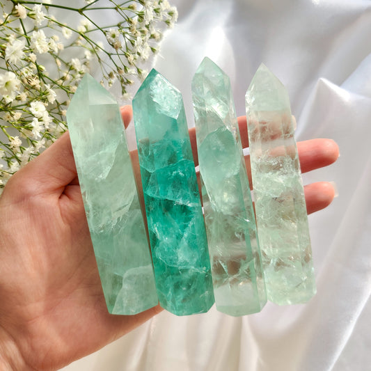 Green Fluorite Tower